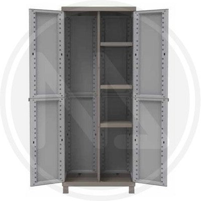 Image of ARMADIO PORTASCOPE IN RESINA C-RATTAN TERRY CM. 68X39X170H