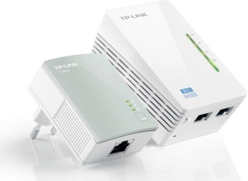 Image of Starter Kit Powerline AV500 TL-WPA4220KIT - Wireless N - Compatibile con lo standard Homeplug AV, fino a 300Mbps - 2 porte Ethernet - Plug and Play -