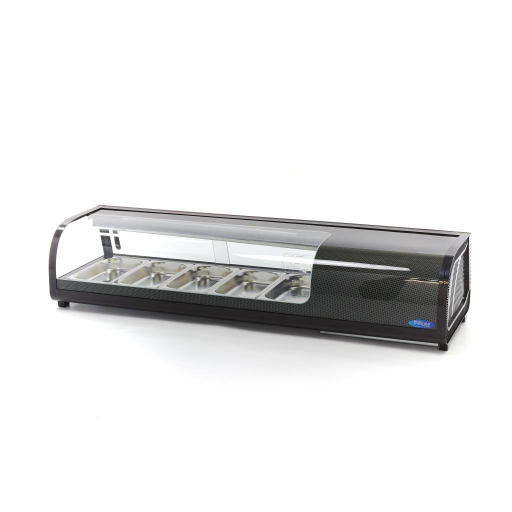 Vetrina per Sushi e Tapas - 52L - incl. 5 x 1/3 GN - Modello da Tavolo