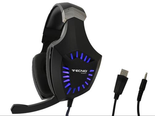 Image of Cuffie Stereo Gaming Tecno TC-K10 Rgb - Microfono Omnidirezionale - Connettori: 3,5 Mm*1 + Usb - Rgb