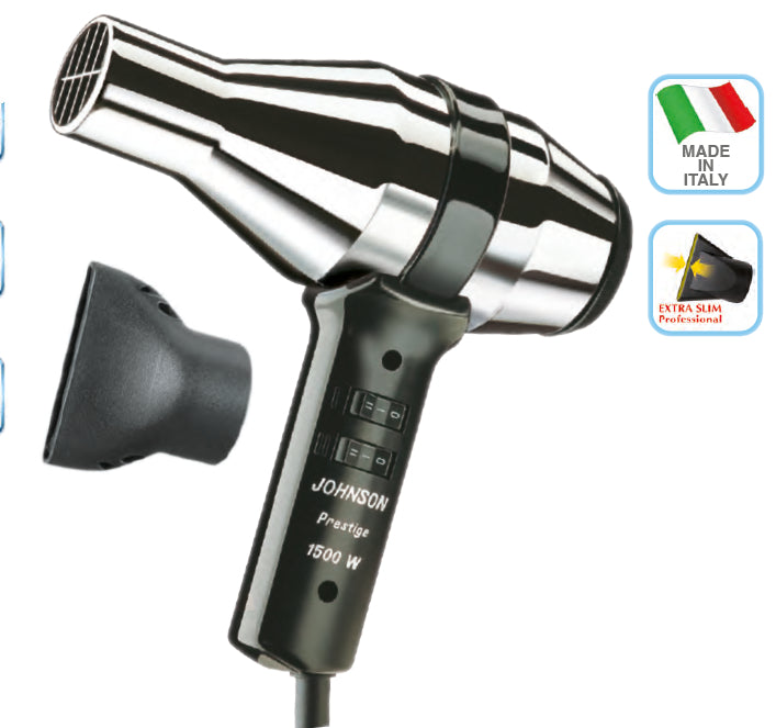 Phon Professionale 1500W 2 Velocità Temperature Potente Asciugatura Rapida