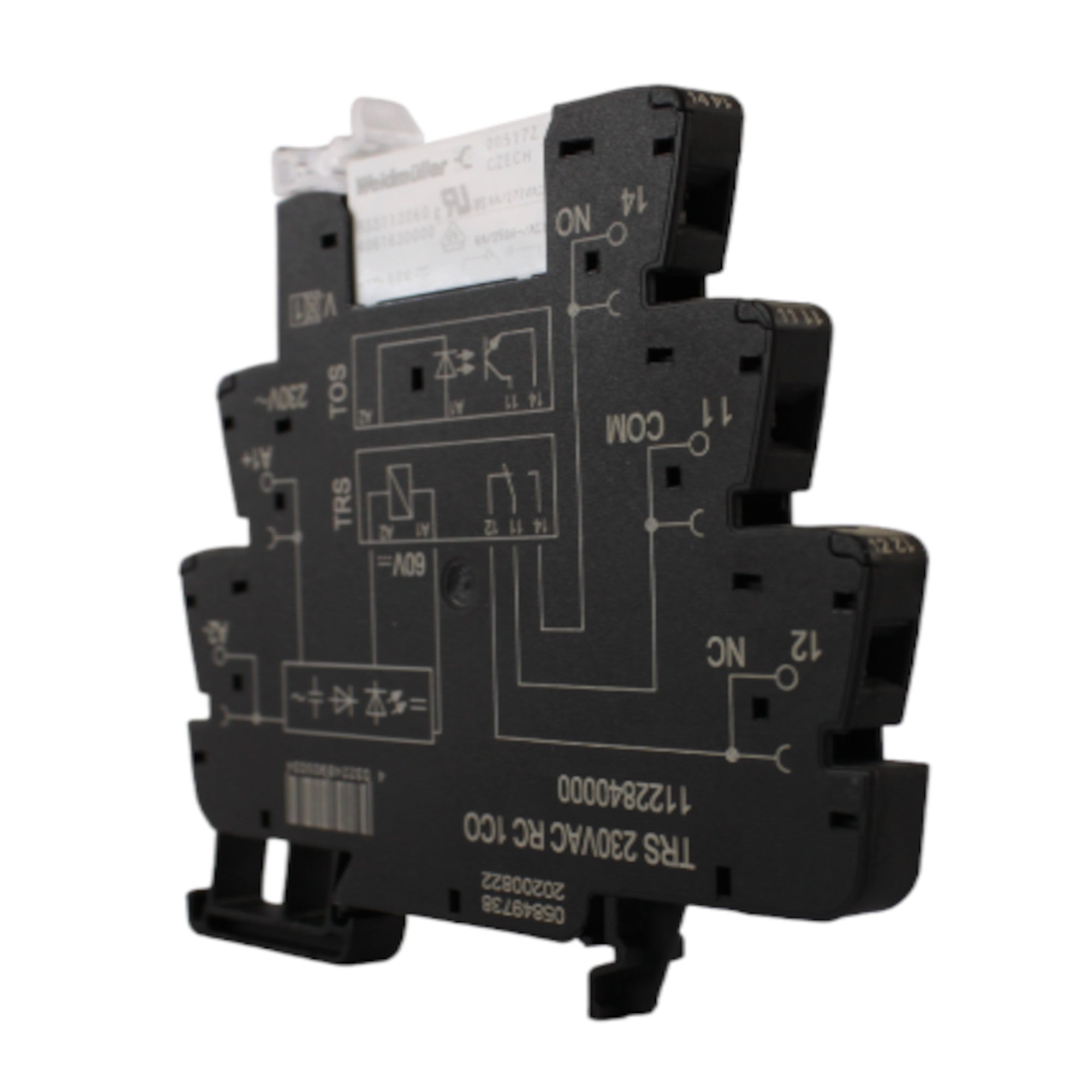 Relè statico 1 via 6A+230 VAC TRS 1CO Weidmuller