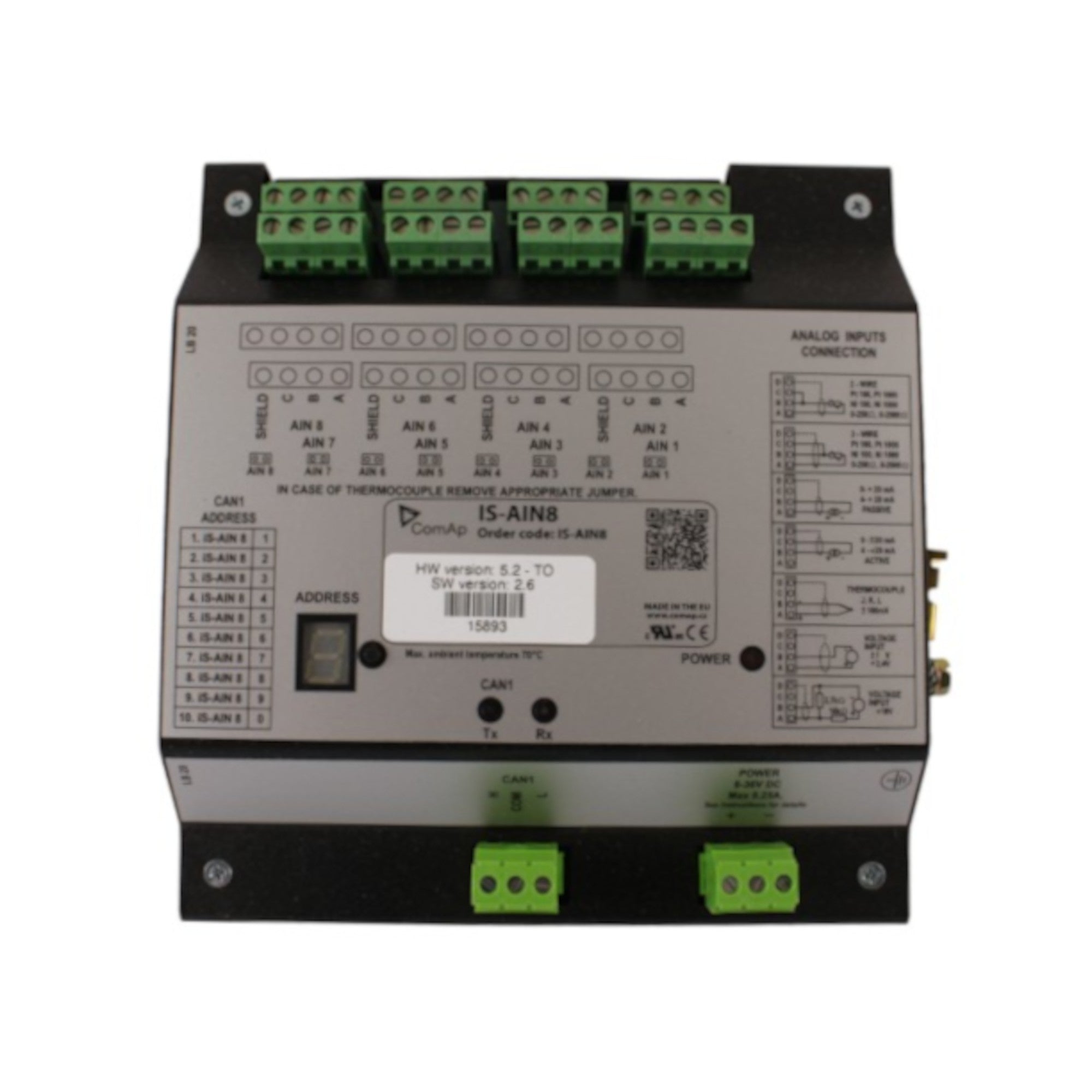 Modulo di estensione 8 ingressi analogici ComAp