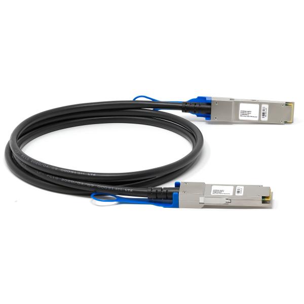 Image of Origin Storage Cisco Compatible Direct Attach Copper Twinax Cable QSFP28 100G [1m Passive] cavo InfiniBand e in fibra ottica DAC Nero (Origin Storage Cisco Compatible Direct Attach Copper Twinax Cable QSFP28 100G [1m Passive])