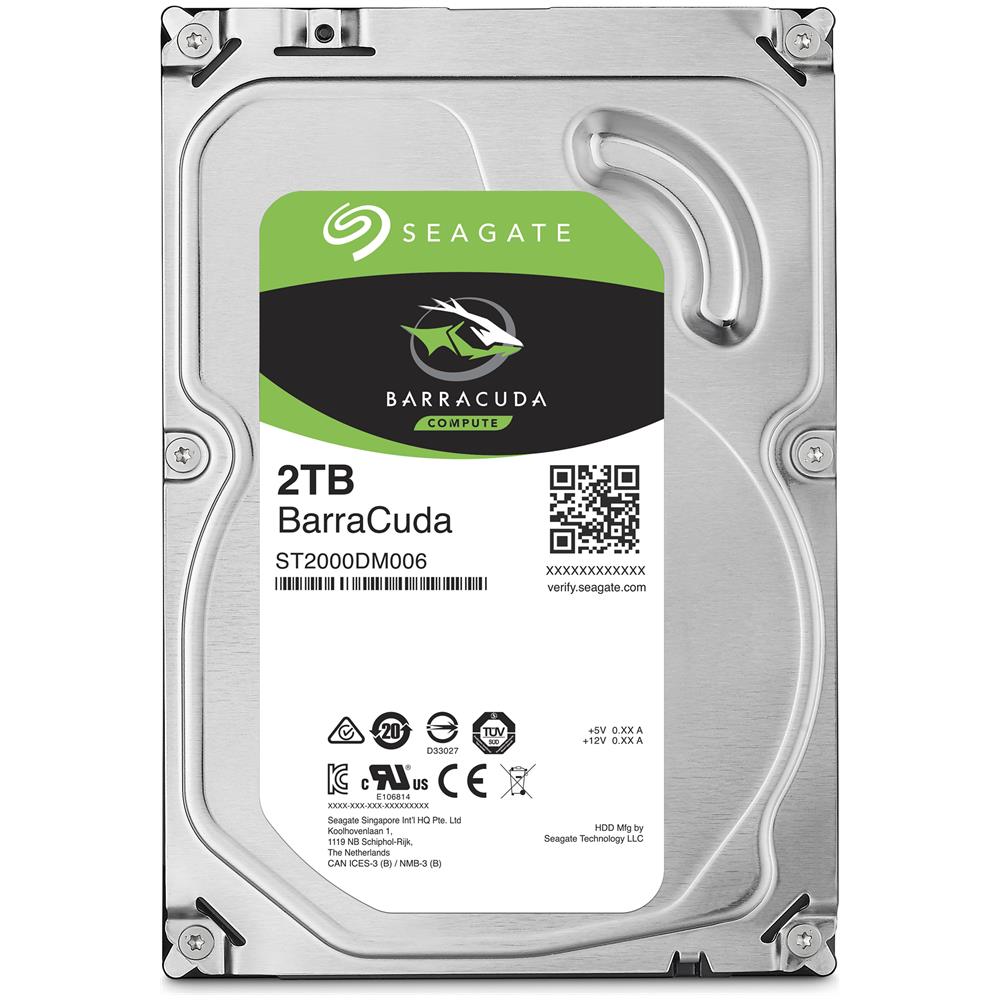 Image of SEAGATE BARRACUDA HDD 2TB (ST2000DM008) - HARD DISK INTERNO - 3.5'''' - SATA 3
