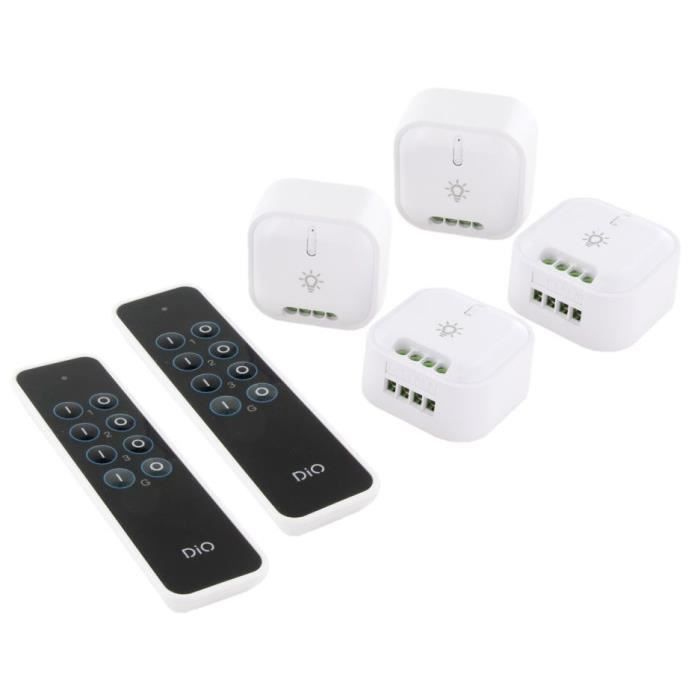 Image of Kit di 4 moduli illuminazione e 2 telecomandi - DIO - 54859 - DiO 1.0