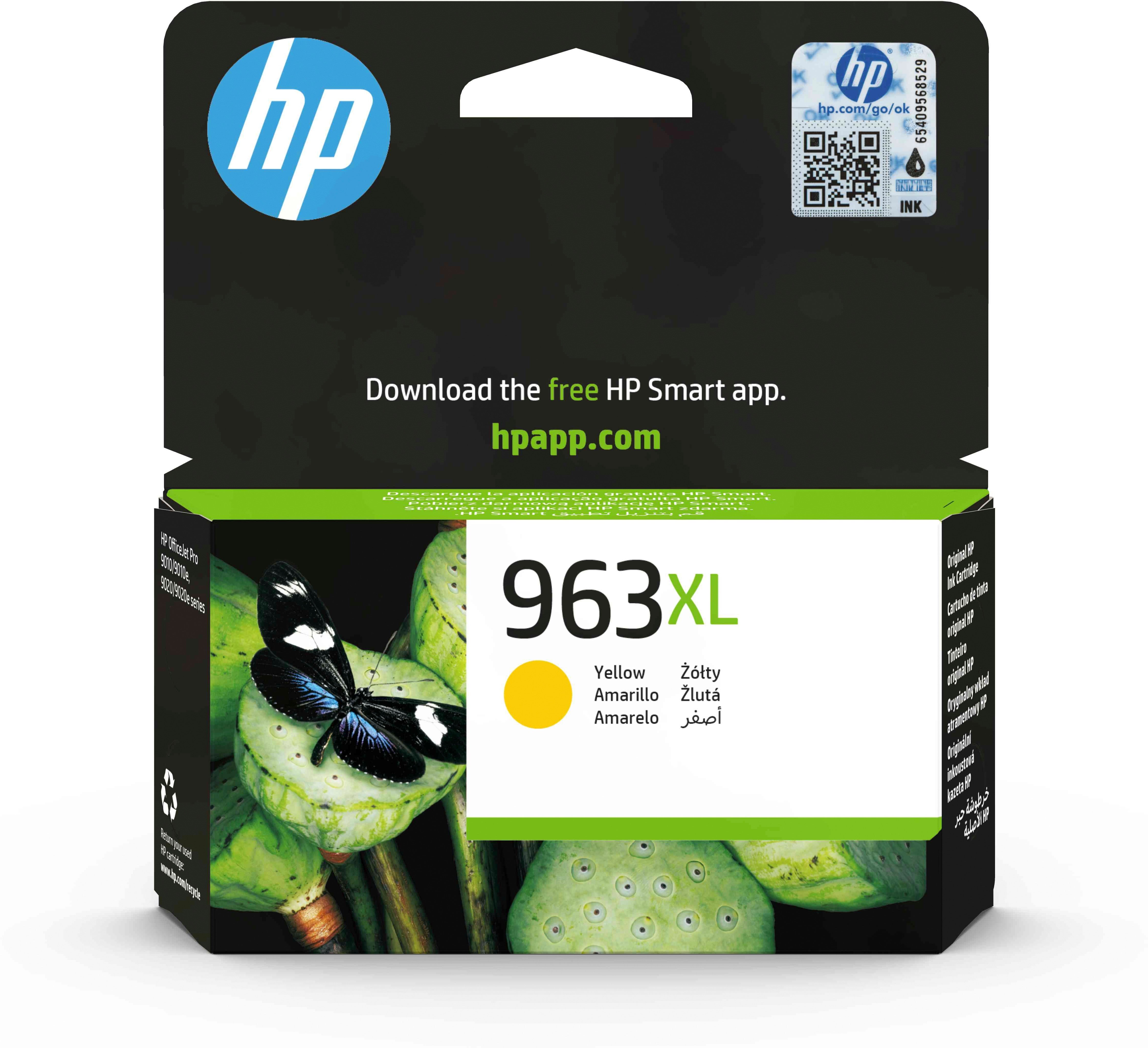 Image of HP Cartuccia di inchiostro giallo originale 963XL ad alta capacità