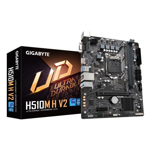 Gigabyte H510M H V2, Intel, LGA 1200 (presa H5), Intel Celeron, Intel Core? i3, IntelCore? i5, IntelCore? i7, IntelCore? i9, Intel Pentium, LGA 1200 (