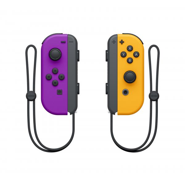 Image of Nintendo Joy-Con Nero, Arancione, Viola Bluetooth Gamepad Analogico/Digitale Nintendo Switch (Joy-Con Pair [Neon Purple/Neon Orange])