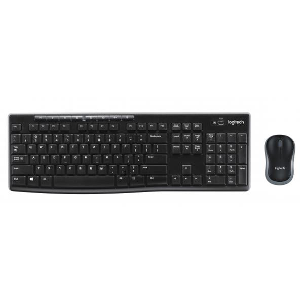 Image of Logitech Wireless Combo MK270 tastiera Mouse incluso USB AZERTY Francese Nero