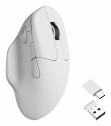 Keychron M7-A3 mouse Casa Ambidestro Bluetooth + USB Type-C Ottico 26000 DPI (Keychron M7 1K Hz Light 63g Ergonomic)