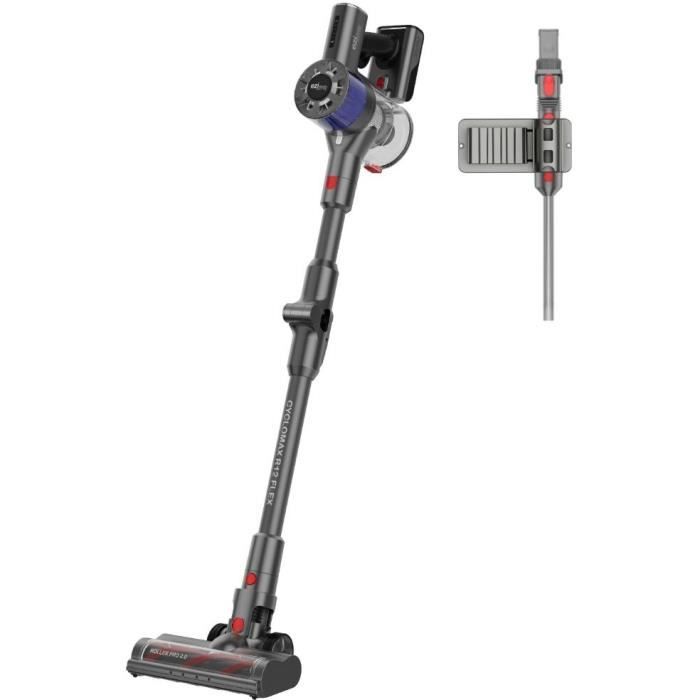 Image of Aspirapolvere senza fili - EZICLEAN - Cyclomax R12 Flex - 30 min - 200 W - 20 kPa - Grigio