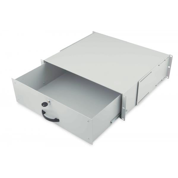 Image of Digitus Archivio documenti per armadi di rete, 3U (Digitus DN-19 KEY-3U rack-skuffe for l)