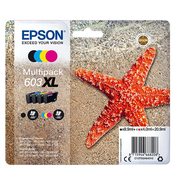 Image of Epson 603XL Multipack - Confezione da 4 - XL - Nero, Giallo, Ciano, Magenta
