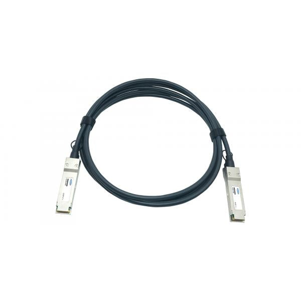 Image of Origin Storage 332-1655-OS cavo InfiniBand e in fibra ottica 3 m QSFP+ DAC Nero (Origin Storage 332-1655 Dell Compatible Direct Attach Copper Cable 40GBase-CU QSFP+ [Passive Twinax 3m])