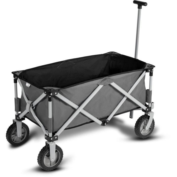 Trolley a 4 ruote - KAMPA - Trucker Trolley - Pieghevole - Grigio