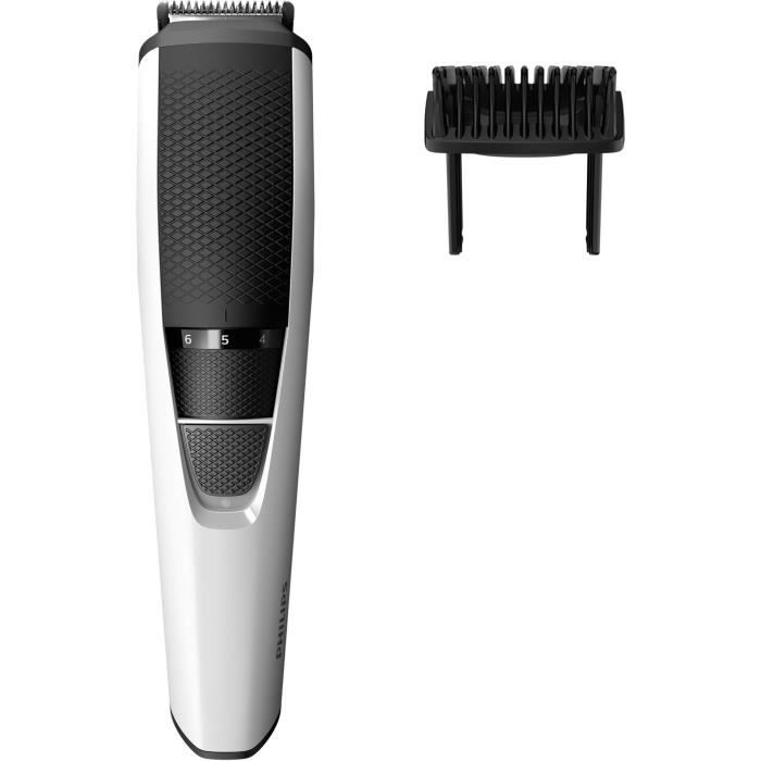 PHILIPS BT3206/14 Tagliacapelli e barba - Serie 3000 - 10 altezze di taglio - bianco