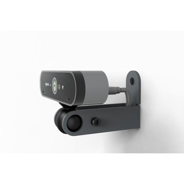 Image of ADA Camera Mount for Logitech - BRIO, nero/grigio H587-BG, - Camera mount, nero, Wall, Logitech, BRIO, Nylon, Steel - Warranty: 24M