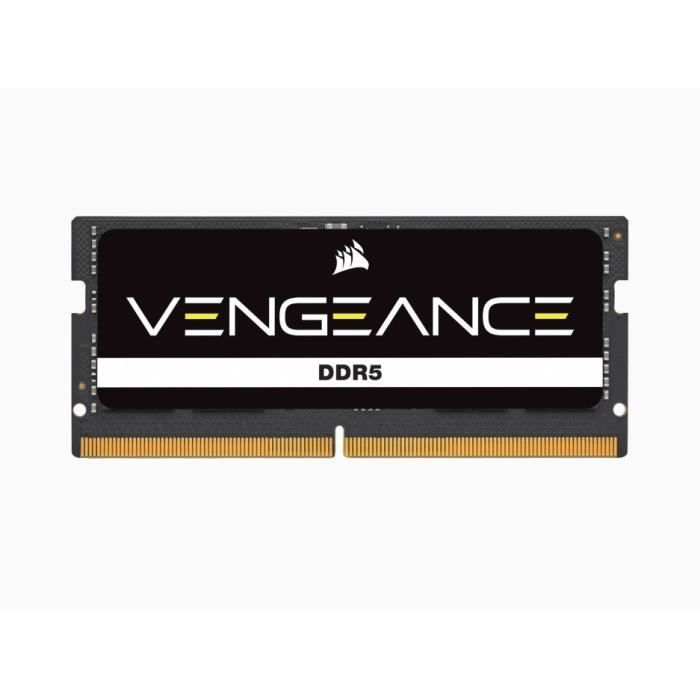 Memoria RAM - Corsair - Vengeance DDR5 - 16GB 1x16GB SODIMM - 4800 MHz - 1,1 V - nero (CMSX16GX5M1A4800C40)