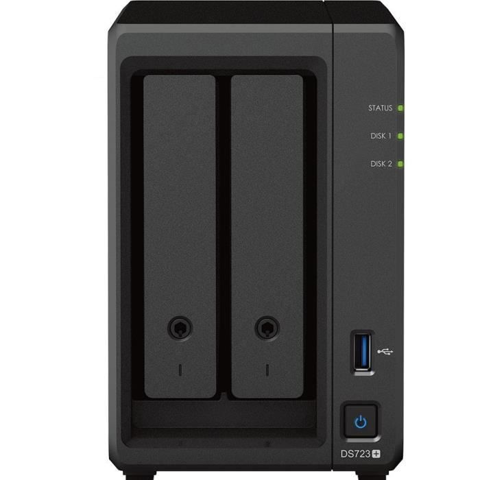 Nas- Synology - DS723+ - 2 -Bay - 2 GB RAM