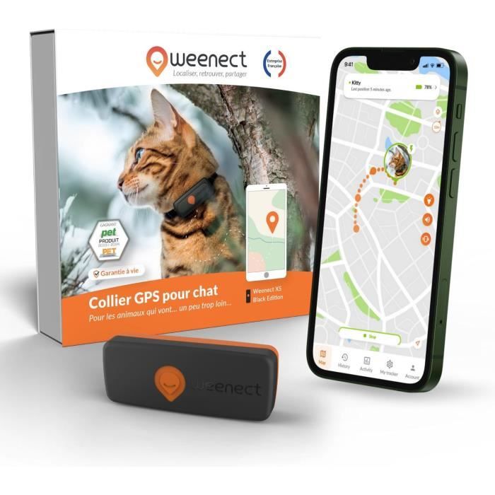 Tracker GPS per chat - Weenect XS (Black Edition 2023)
