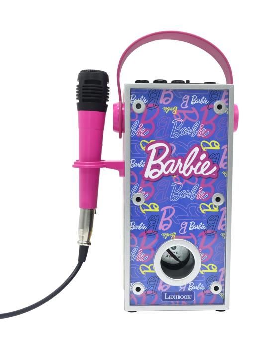 Image of Potente altoparlante Bluetooth illuminato di Barbie con microfono