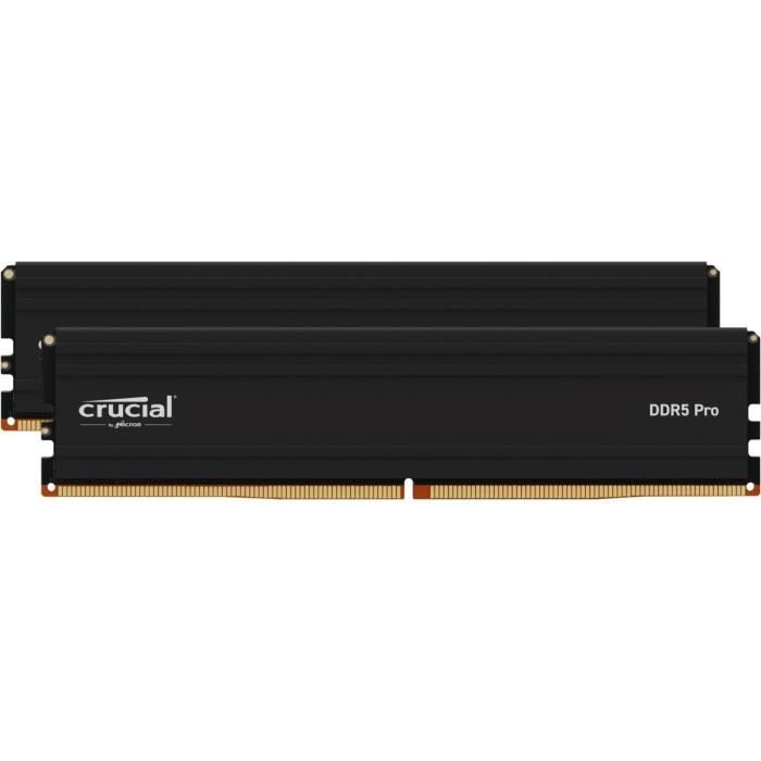 Memoria RAM CRUCIAL DDR5 PRO - Kit da 128 GB (2 x 64 GB) - 5600 MT/s - CL46