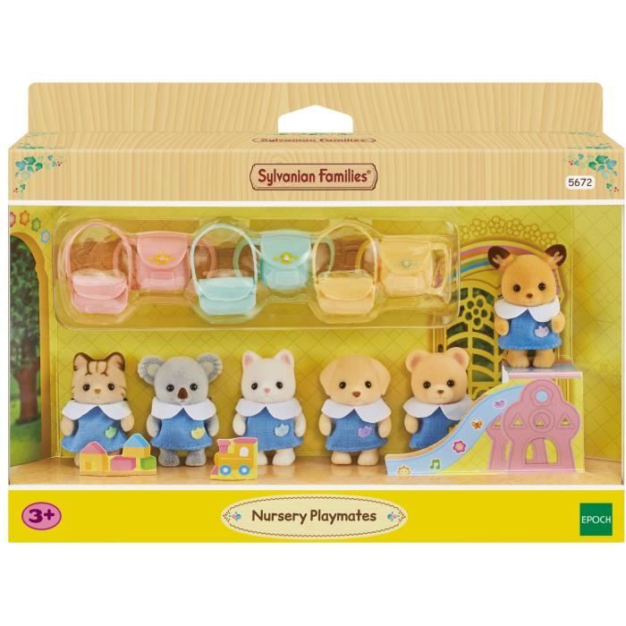 Image of Gli amici della cameretta - SYLVANIAN FAMILIES - 5672 - Scatola di 6 figurine per bambini con accessori
