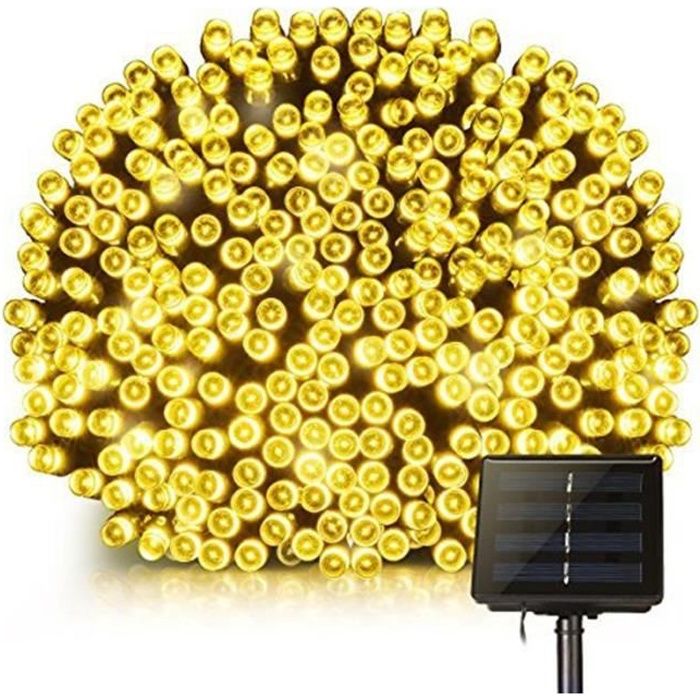 Image of Ghirlanda di luce solare Yogy Solar LUMI GARDEN - Luce bianca calda solare - 400 LED - 3300 cm