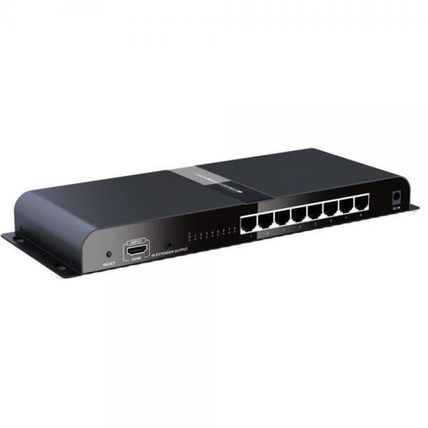 Image of Extender Splitter 8 vie HDMI con IR su Cavo Cat.6/6a/7 fino a 120m