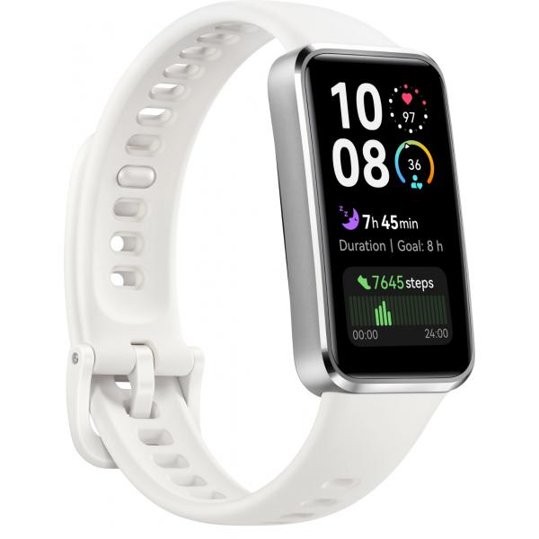 Image of Huawei Band 10 AMOLED Braccialetto per rilevamento di attivit 3,73 cm [1.47] Bianco (Huawei Band 10 bianco Strap)