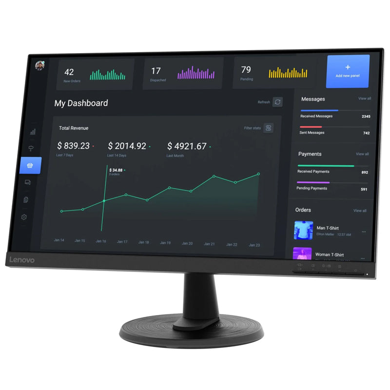 LENOVO C24-40 - MONITOR LED 24"" FHD - VGA - HDMI