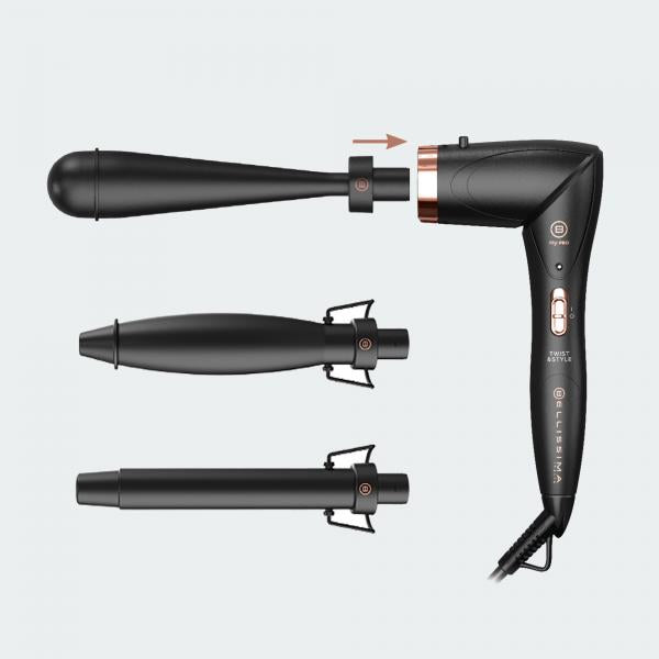 Image of IMETEC BELLISSIMA TWIST e STYLE KIT (11888A) - PIASTRA MODELLANTE CAPELLI - PIASTRA IN CERAMICA - 200W