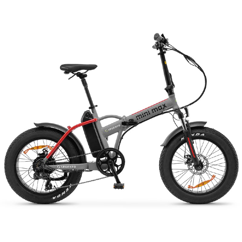 ARGENTO MINIMAX RED - E-BIKE - 20"" - MOTORE BAFANG 250W - 36V 10.4AH - AUT.FINO A 70KM