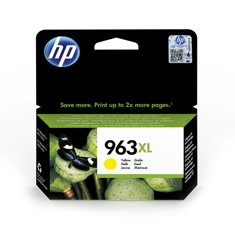 Image of HP 963XL giallo (3JA29AE) - CARTUCCIA ORIGINALE AD ALTA EFFICIENZA