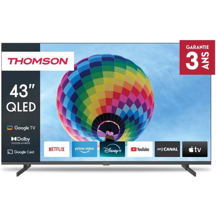 Image of THOMSON 43QG4S14 - TV QLED televisore 43 pollici (109 cm) - 4K 3840x2160 - HDR 10 - Google TV - 2xHDMI 2.1 + 2xHDMI 2.0