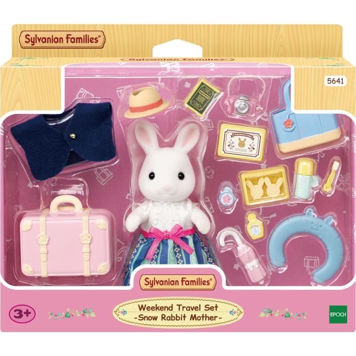 Image of The Snow Rabbit and Her Weekend Suitcase - Sylvanian Families - 5641 - da 3 anni