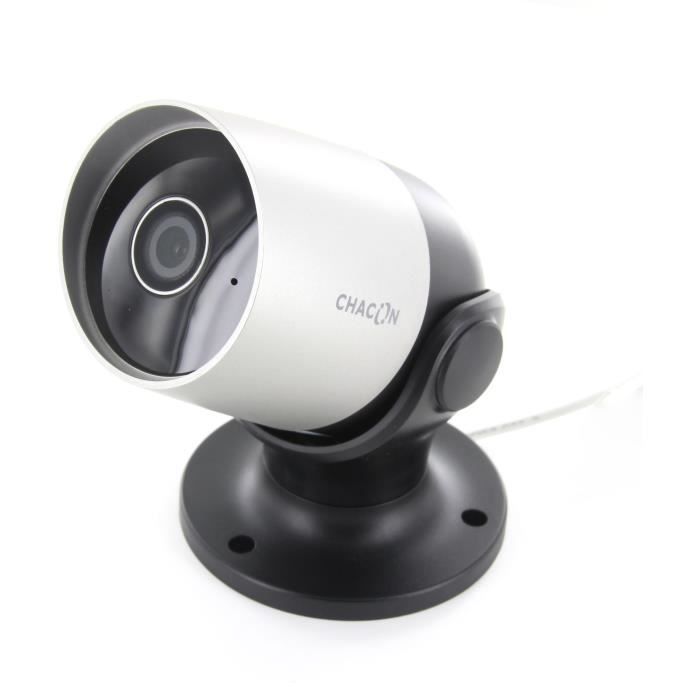 Image of Telecamera da esterno - CHACON - IPCAM-FE04 - Wi-Fi - 1080 P - Compatibile Google Home e Alexa - Bianco
