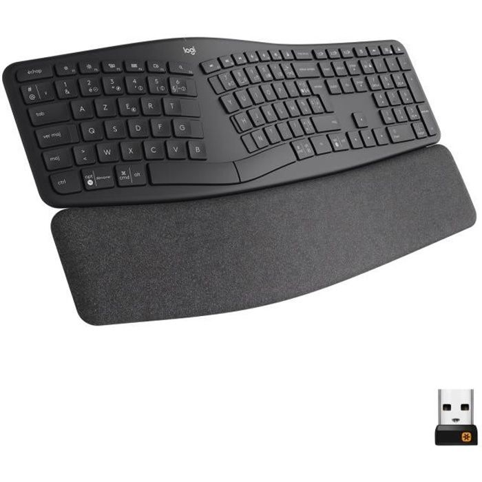 Image of Tastiera ergonomica - Wireless - LOGITECH - K860 ERGO - Posizione della tastiera in due parti