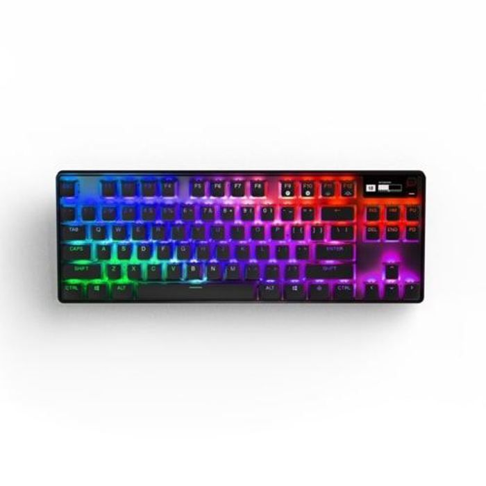 Image of Tastiera da gioco meccanica - STEELSERIES - APEX PRO TKL WIRELESS (2023) - Senza tastierino numerico - Cablata - Con interruttori regolabili - Nera