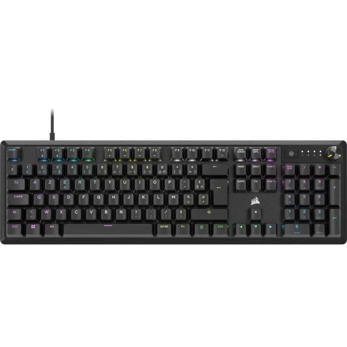 Tastiera da gioco meccanica - CORSAIR - K70 RGB CORE - Retroilluminazione LED RGB, MX Red, nera