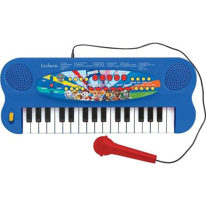 Image of Tastiera musicale elettronica con microfono (32 tasti) Paw Patrol