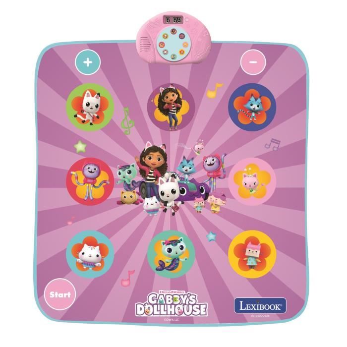Image of Tappetino da ballo elettronico, Bluetooth e luminoso Gabby and the Magic House con 6 modalità di gioco