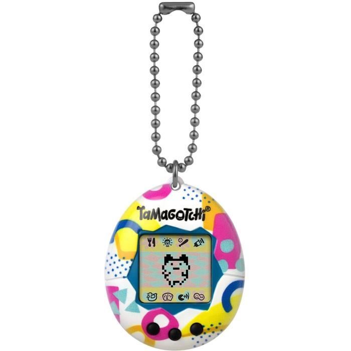Image of Tamagotchi - BANDAI - Tamagotchi originale - Memphis Style - animale domestico elettronico virtuale con schermo a colori, 3 pulsanti e giochi