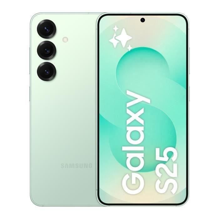 Smartphone SAMSUNG Galaxy S25 AI 128GB Verde acqua