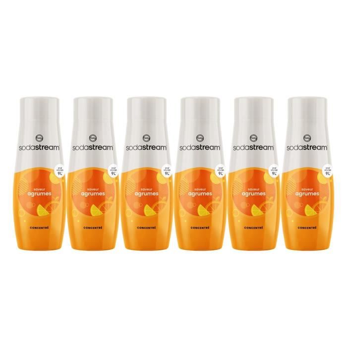 Set di 6 Aroma Concentrati SODASTREAM CITRUS - 440ml