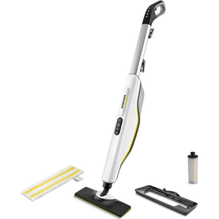 Scopa a vapore - KARCHER - SC 3 UPRIGHT EasyFix - Elimina fino al 99,99% di virus e batteri