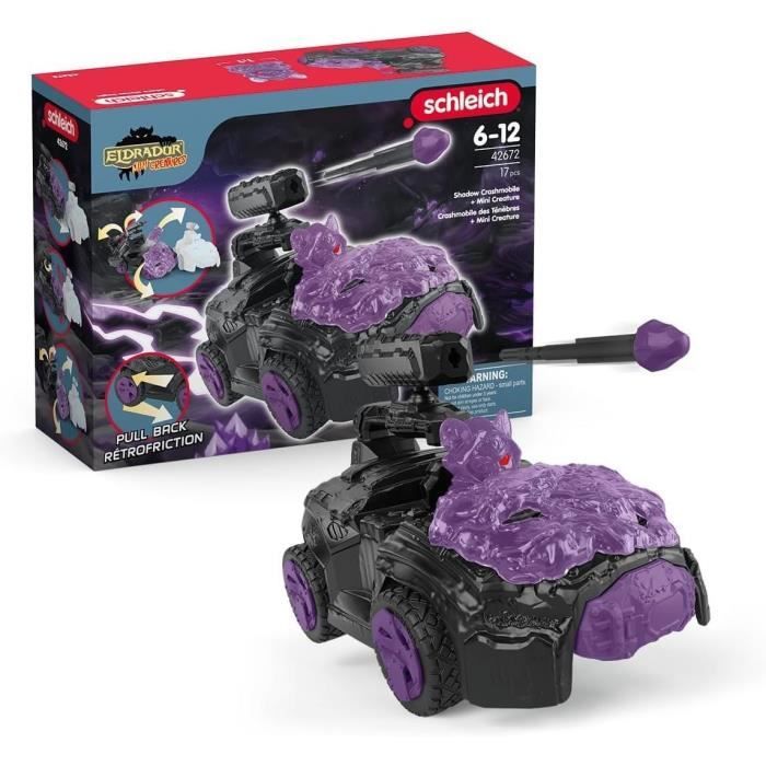Image of SCHLEICH- Dark Crashmobile con Mini Creatura- 42672- Gamma Eldrador Mini Creatures