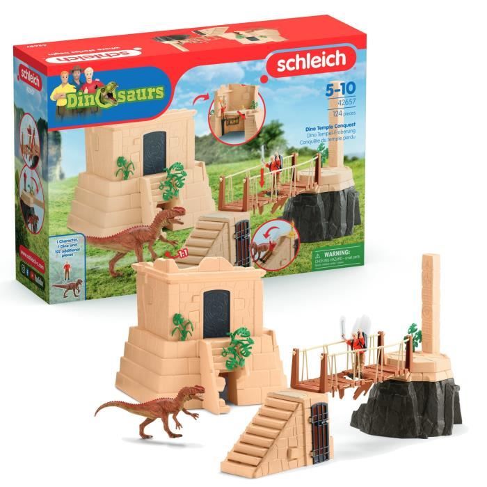 Image of SCHLEICH- Avventure al Tempio Perduto- 42657- Gamma dei Dinosauri
