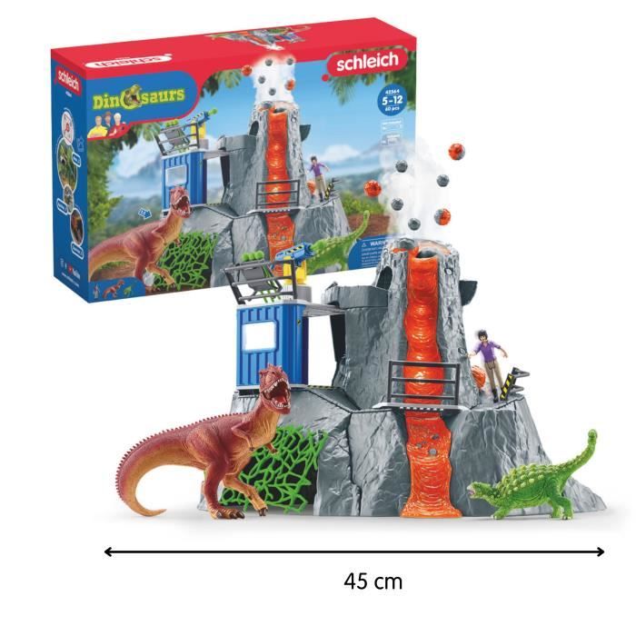 Image of SCHLEICH - Spedizione nel grande vulcano - 42564 - Gamma Dinosauri
